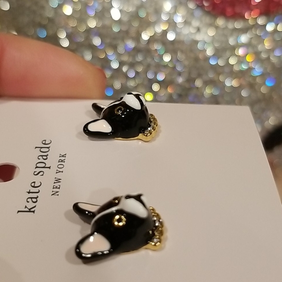 💖HOST PICK💖 Kate Spade French Bulldog Earrings - Picture 7 of 8